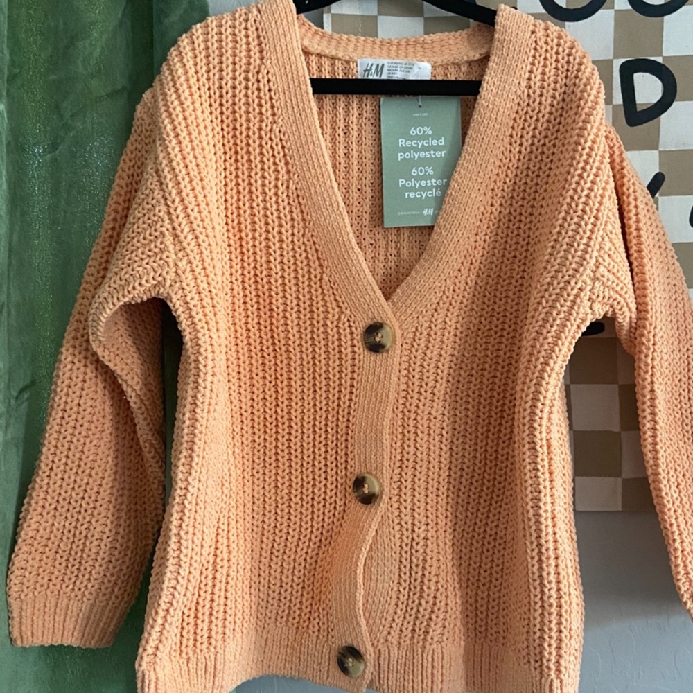 H&M NWT Girls Oversized Sweater